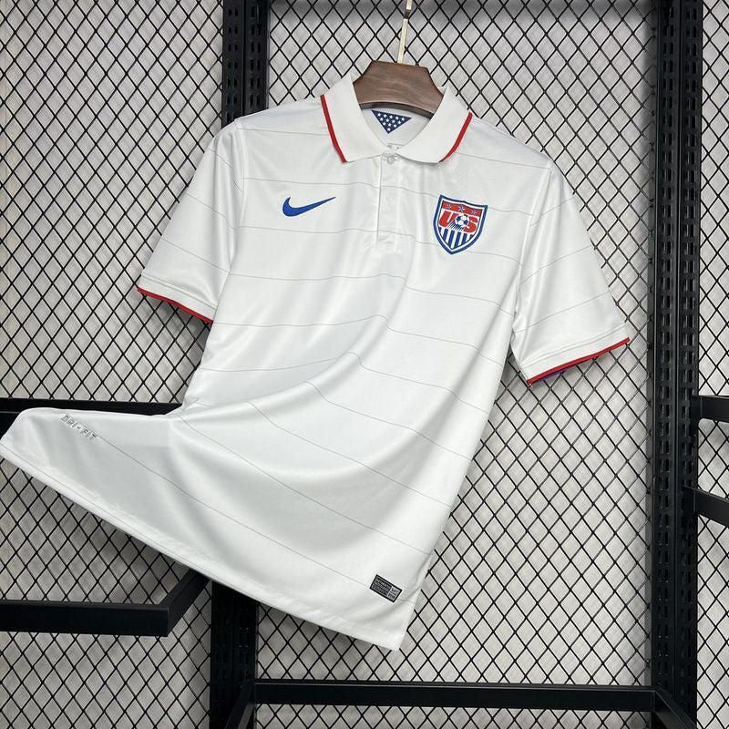 USA 🇺🇸 2014 World Cup Home Jersey. - World Cup Retro Soccer Shop