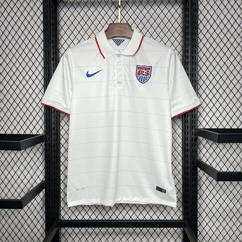USA 🇺🇸 2014 World Cup Home Jersey. - World Cup Retro Soccer Shop