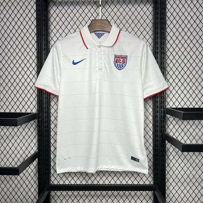 USA 🇺🇸 2014 World Cup Home Jersey. - World Cup Retro Soccer Shop
